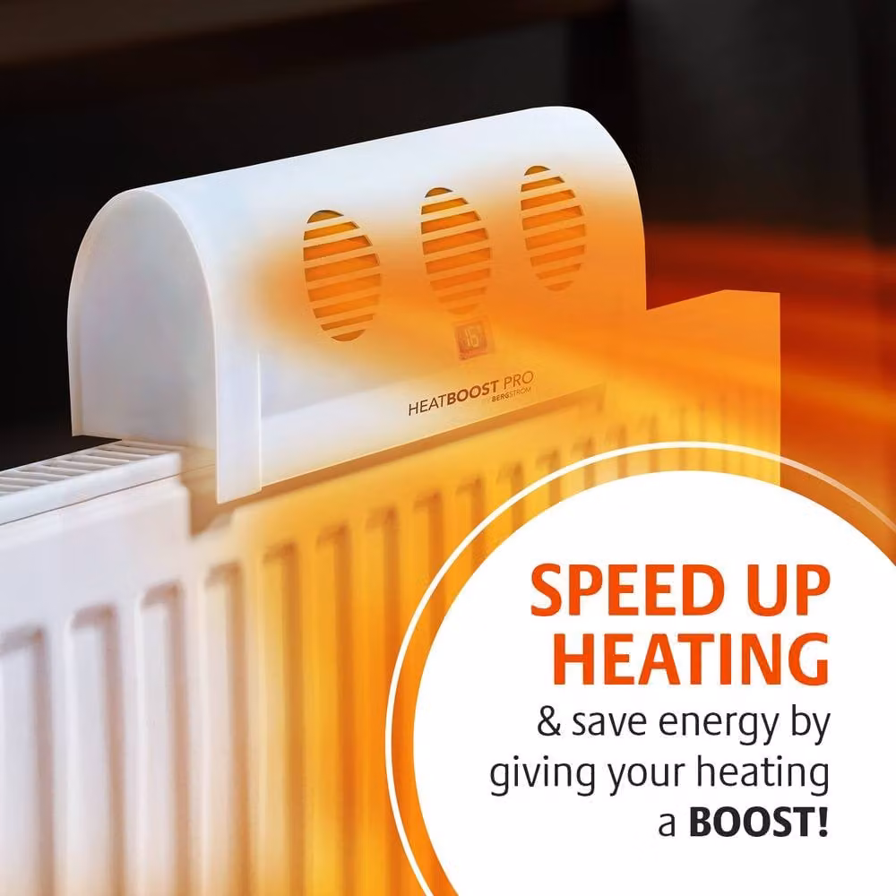 Bergstrom Rechargeable Radiator Fan, Energy-Saving Heat Circulator in White – 5