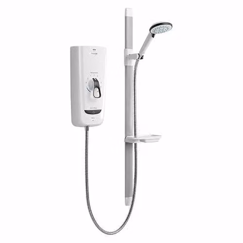 Mira Advance Flex 8.7kW Electronic Thermostatic Mains Shower in White