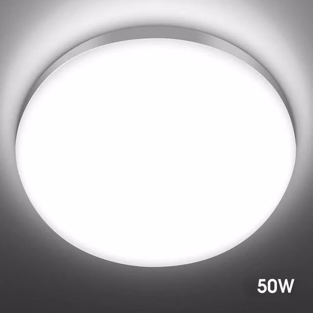 SPETLEK 50W LED Round Panel Ceiling Downlight in White