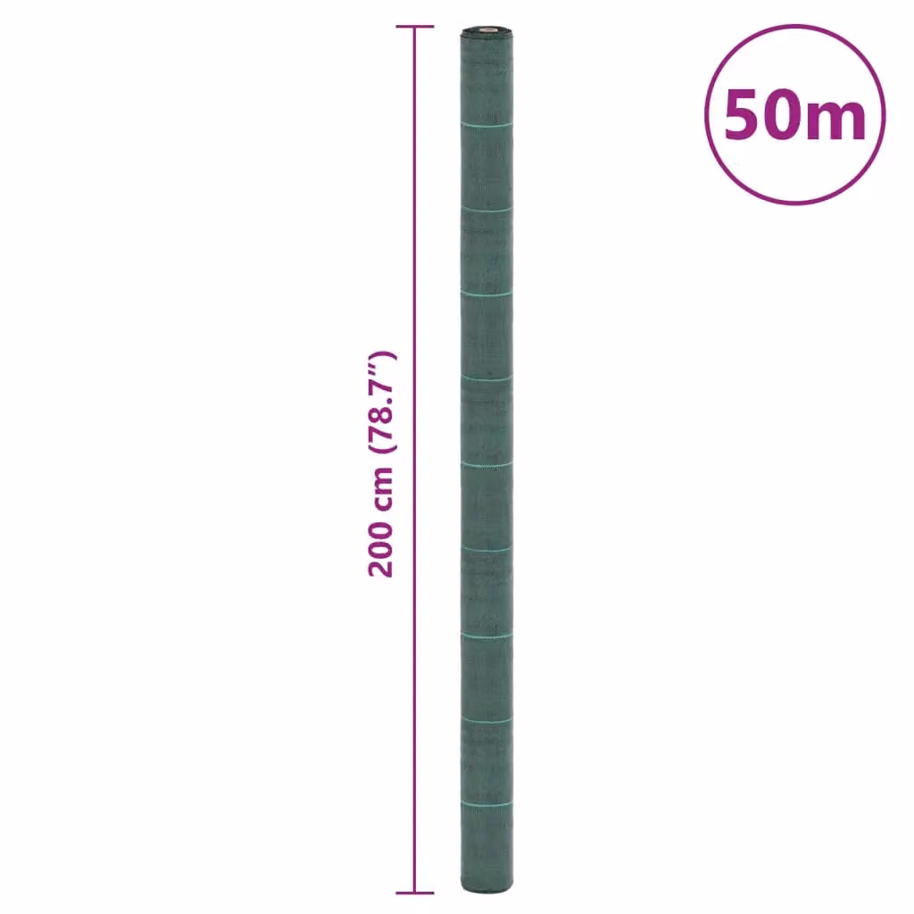 Berkfield Home Green Weed Membrane 2 x 50 m – 5