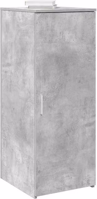 Berkfield Home Wall Mounted Storage Cabinet in Grey with Hinged Doors, W/D/H: 40 x 45 x 103.5 cm
