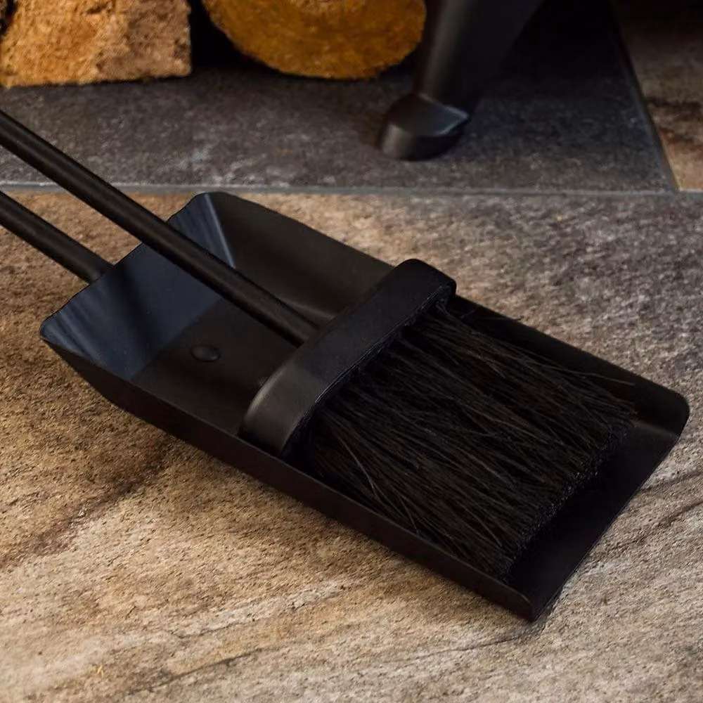 Home Discount Fire Vida Hearth Shovel and Brush Companion Set in Black – 3