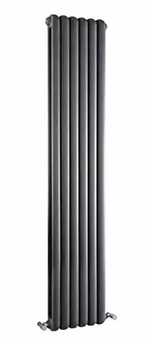 Hudson Reed HSA005 Salvia Colosseum Modern Double Panel Designer Bathroom Radiator, Anthracite, Set of 2, W: 180 cm, H: 38.3 cm – 1