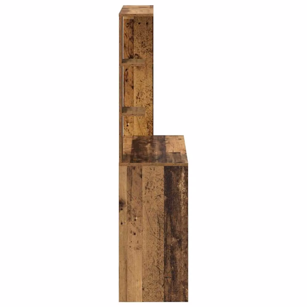 Berkfield Home Brown Reclaimed Solid Wood Writing Desk – 5