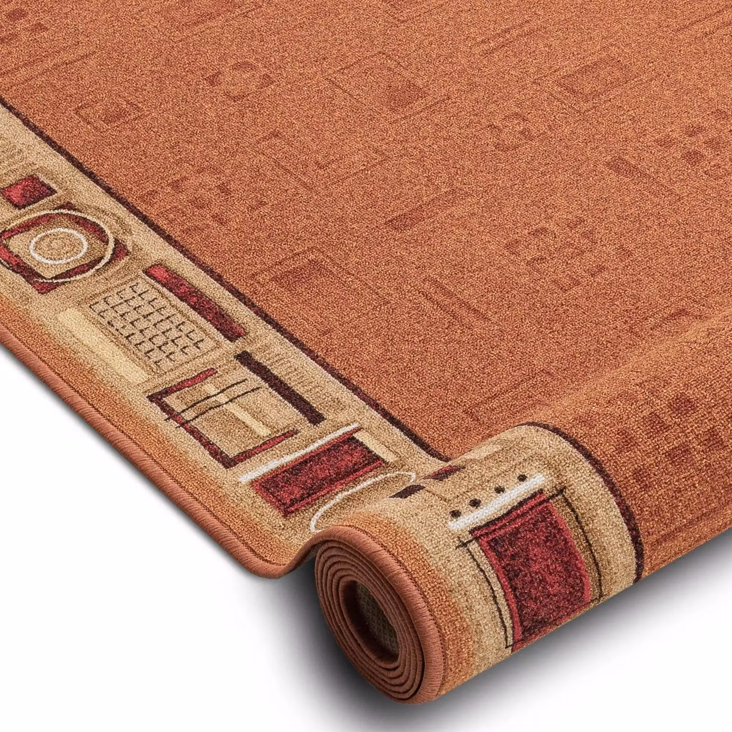 RugsX Jena Anti-Slip Runner, Brown, W: 67 cm, L: 450 cm – 2