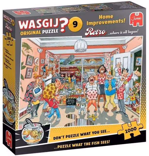 Wasgij Retro Original 9 Home Improvements 1000 Piece Jigsaw Puzzle in Multicolour