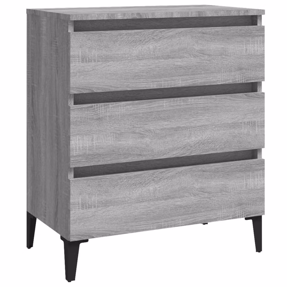 Berkfield Home Grey Sonoma Sideboard in Engineered Wood, W/D/H: 60 x 35 x 69 cm – 2
