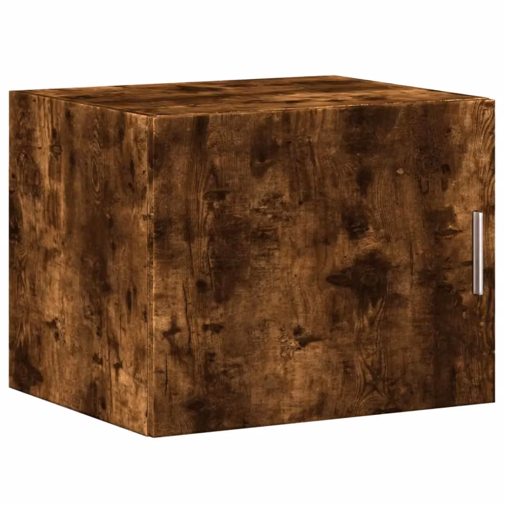 Berkfield Home Smoked Oak Wall Cabinet, Brown, W: 50 cm, D: 40 cm, H: 42.5 cm – 2