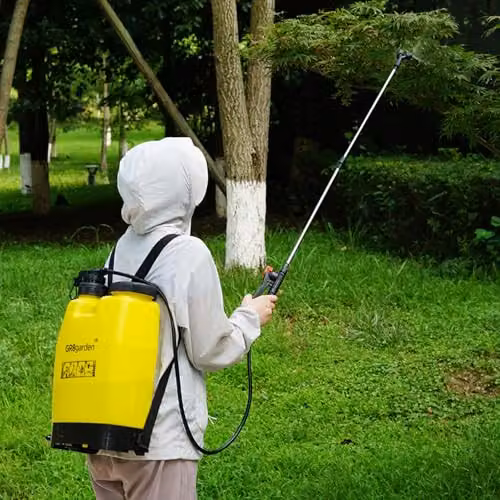 Gr8 Garden Yellow 12 Litre Manual Backpack Pressure Sprayer with Lance – 2