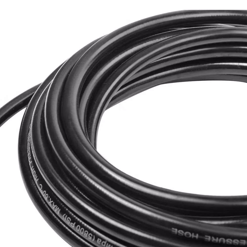 NESTLUNE 8m High Pressure Washer Hose Pipe and Jet Wash Lance in Black – 6
