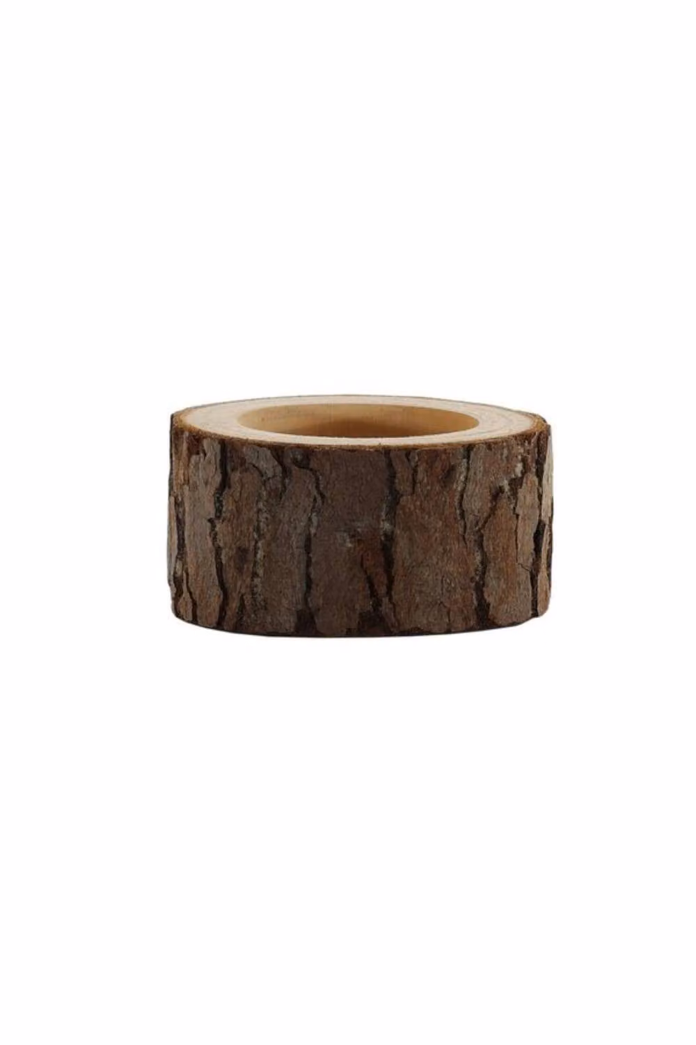 KDMD Brown Wooden LED Tealight Holder 2 Pack – 2