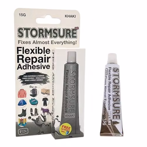 Stormsure Flexible Polyurethane Repair Adhesive, Khaki, 15g – 2