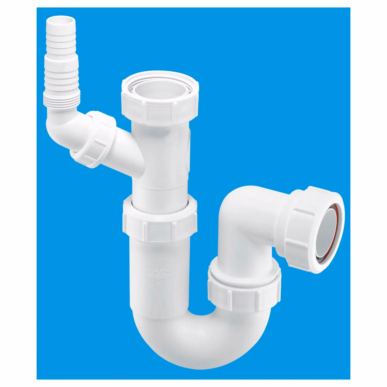 McAlpine White Plastic Adjustable P Trap Bend – 2