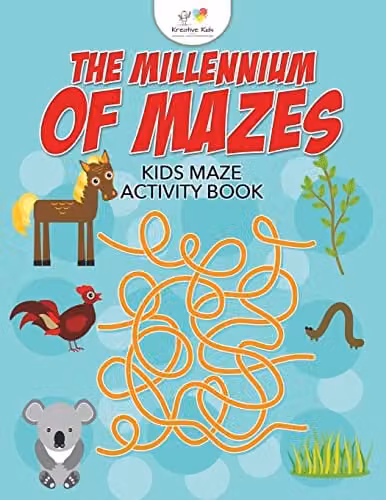 Kreative Kids The Millennium of Mazes Kids Maze Activity Book, Multicolour