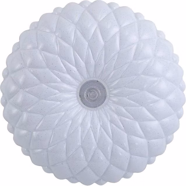 Netlighting Auris Round Outdoor Decorative Flush LED Ceiling Light, White, 48 cm, 4000K Neutral White