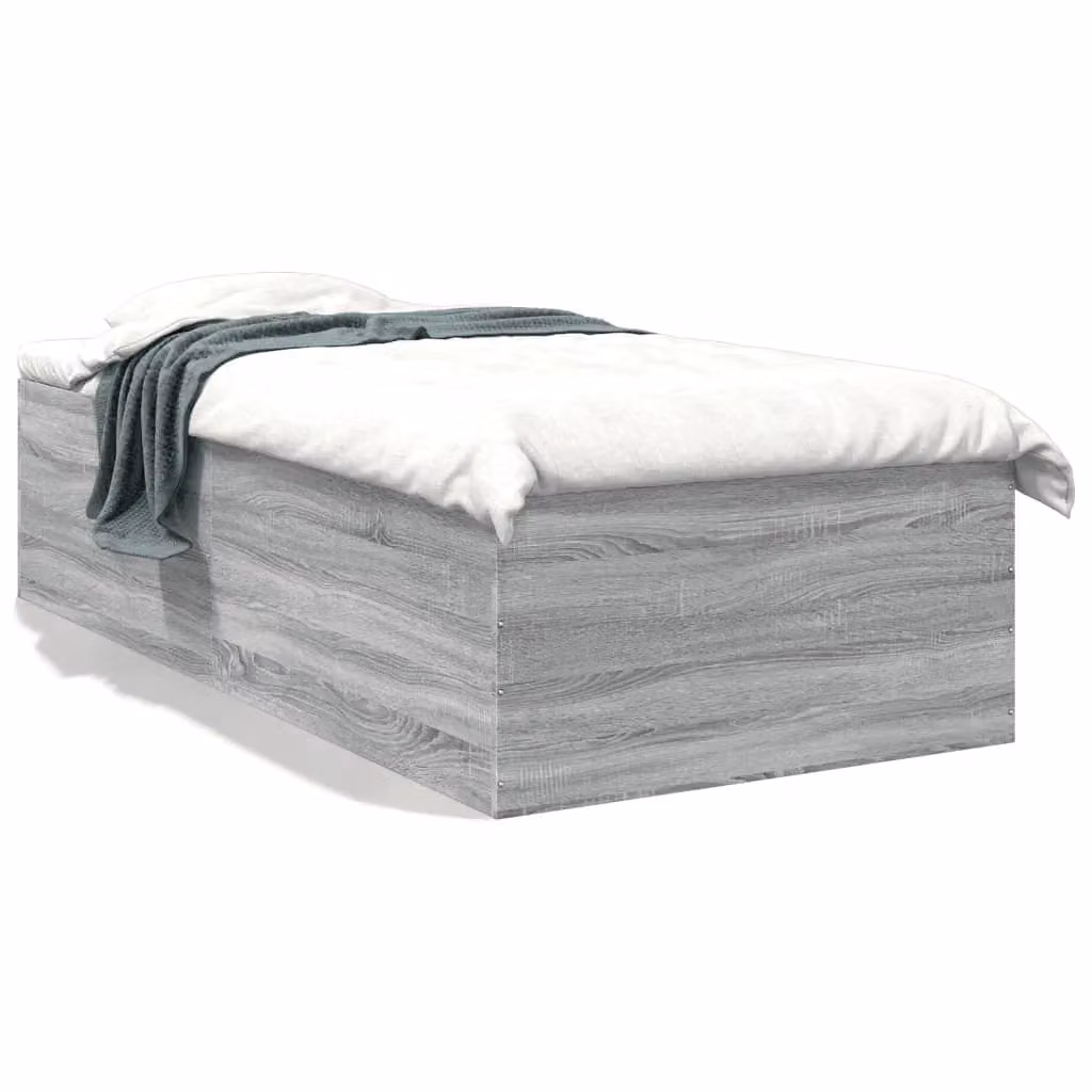 Berkfield Home Grey Sonoma Bed Frame W/D/H: 100 x 200 cm – 2