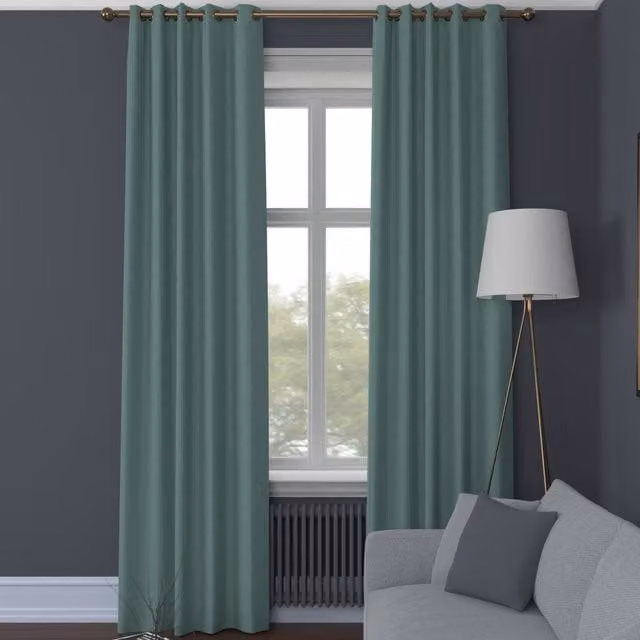Terrys Elvira Made to Measure Blackout Fabric Curtain Panel in Green