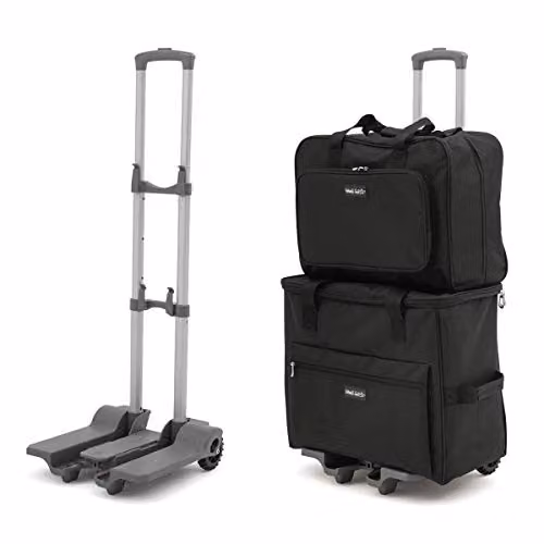 Hobby Gift Exclusive Sewing Machine Trolley Bag, Black, W/D/H: 42.0 x 24.0 x 24.0 cm – 2