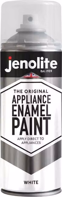 Jenolite High Gloss Appliance Enamel Paint in White