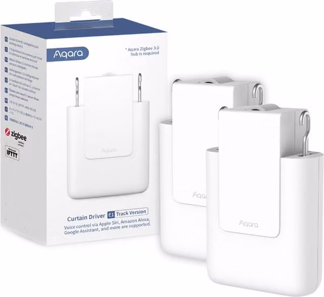 Aqara Smart Home Curtain Driver Track Twin Pack, White