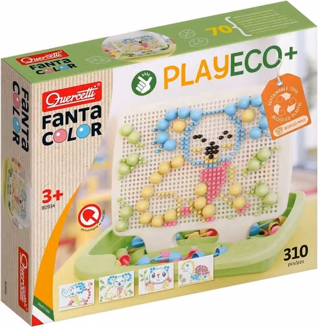 Quercetti Play Eco Fantacolor Multicolour Creative Motor Toy