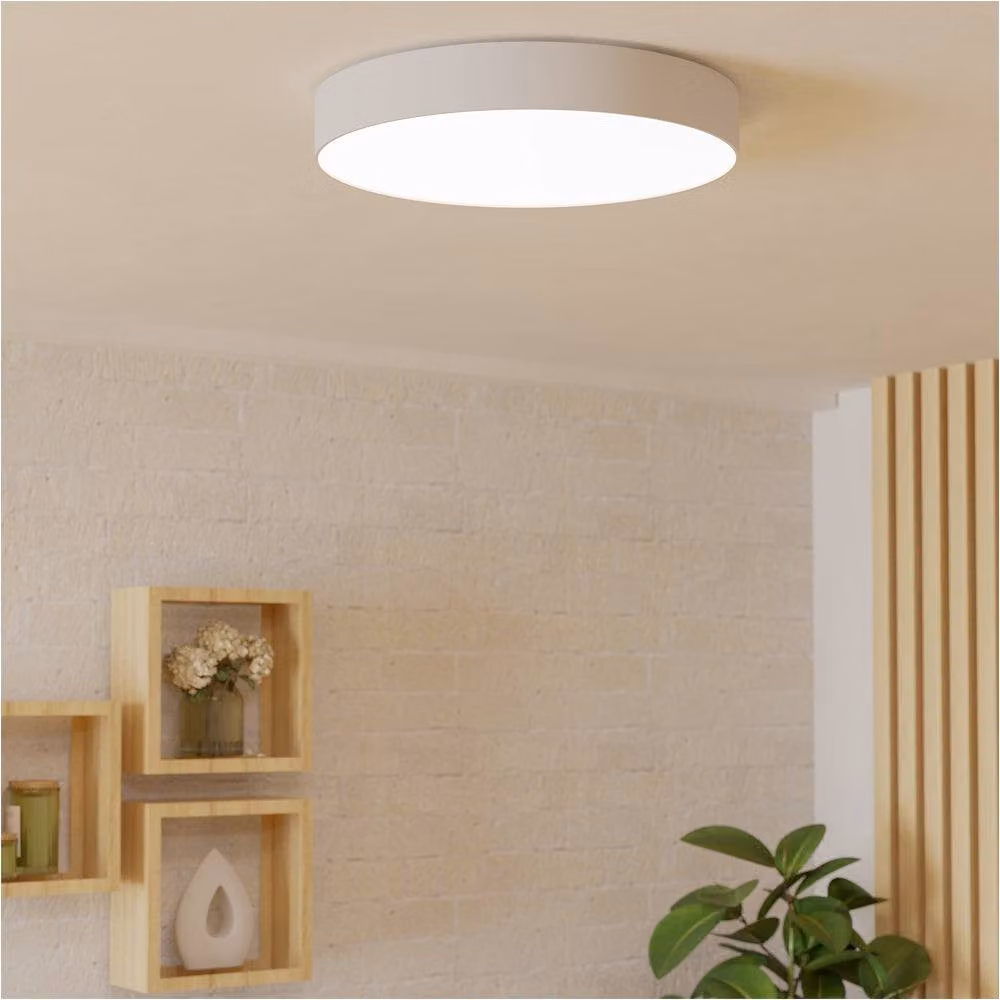 Loops Modern White LED Ceiling Light with RGB Colour Options – 2