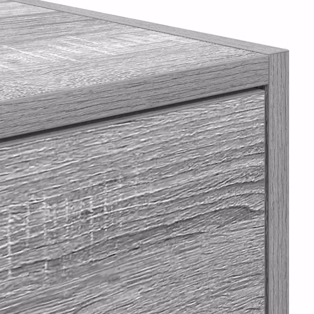 Berkfield Home Set of 2 Wall Mounted TV Cabinets in Grey Sonoma, W/D/H: 60 x 31 x 25.5 cm – 3