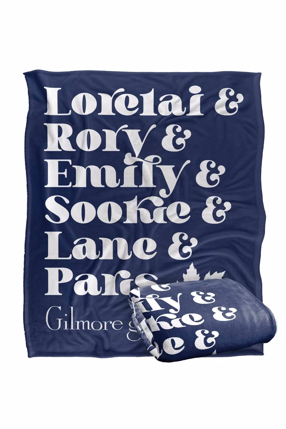 Warner Bros. Gilmore Girls Name List Super Soft Fleece Throw Blanket, Multicolour – 7