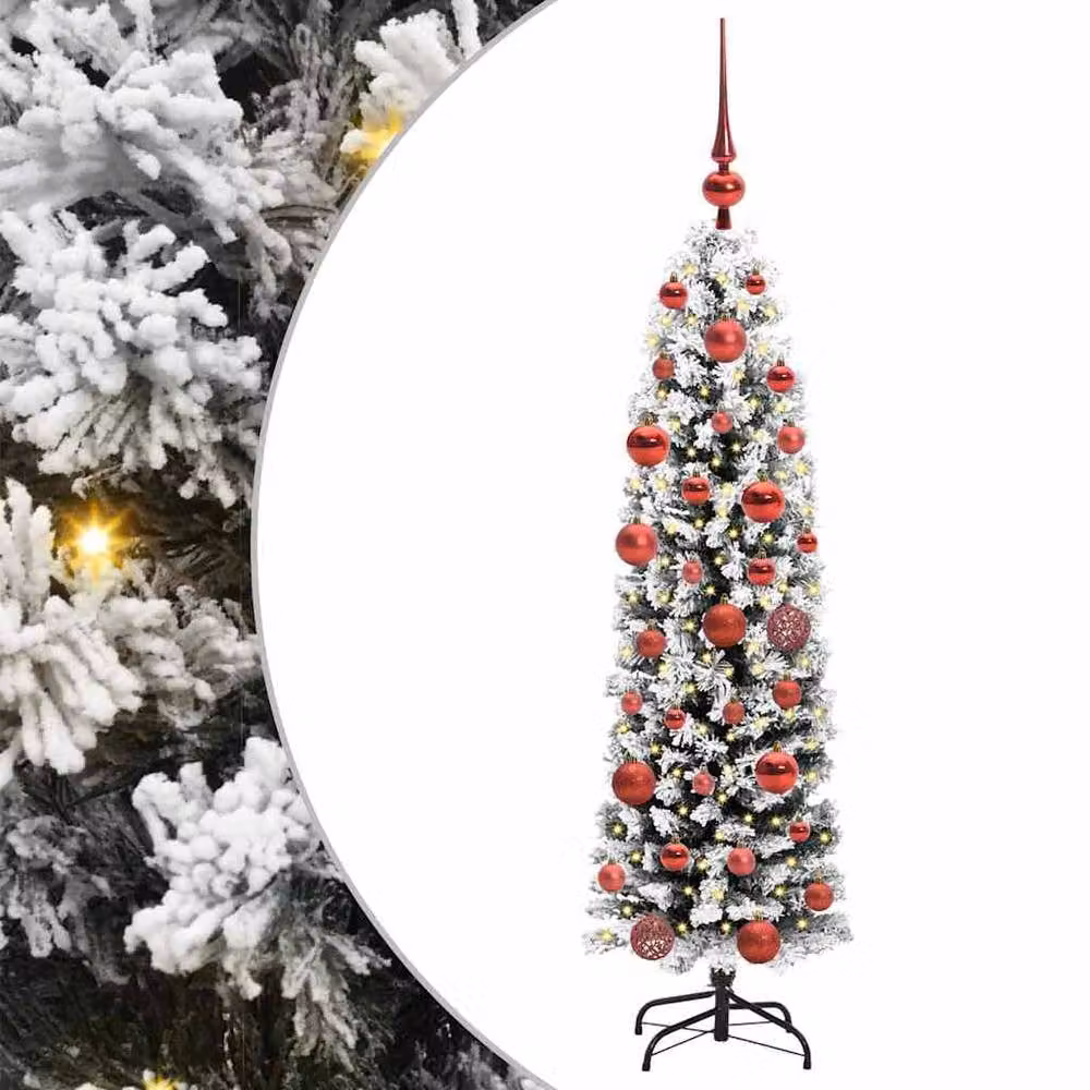 Berkfield Home Artificial Green Christmas Tree with 150 LEDs and Stand, Height: 150 cm – 2