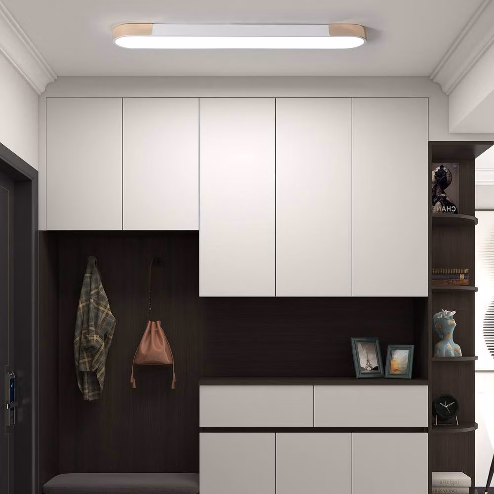 NIVOR Dimmable Full Spectrum LED Ceiling Light, 48W, White, 100 cm – 4
