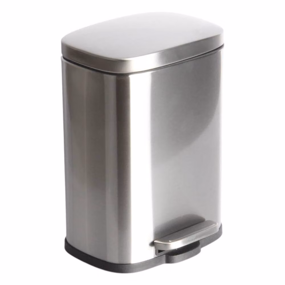Pawnora Stainless Steel Soft Close Pedal Bin, 5 Litre, Silver – 2