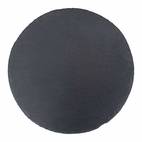Argon Tableware Round Black Slate Placemats, Pack of 6, Diameter: 30 cm – 5