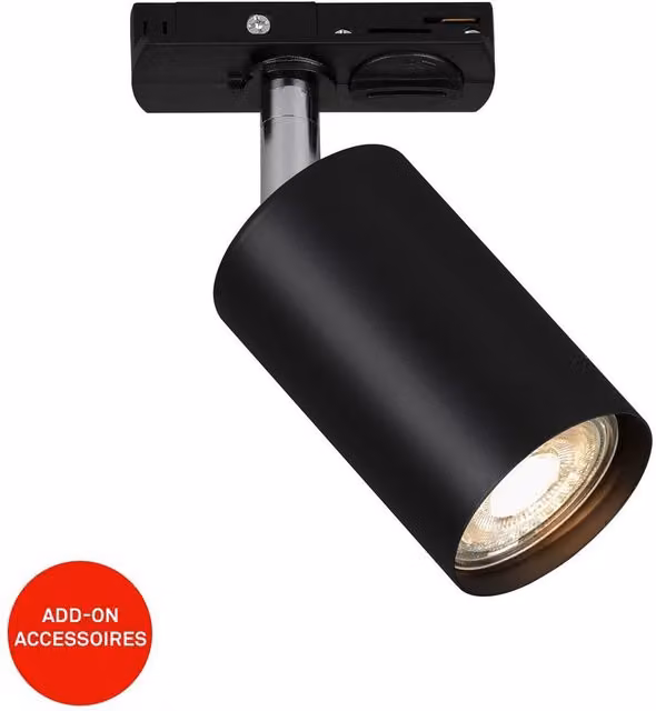 Briloner Modern Metal LED Track Spotlight in Black, GU10, L x W x D: 5.5 x 3.8 x 5.5 cm – 7