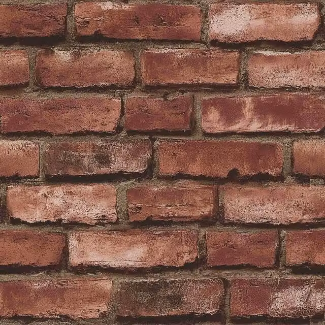 I Love Wallpaper Deansgate Industrial Red Brick Wallpaper