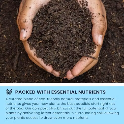 Jazooli 20 l Multipurpose Nutrient Rich Compost Mix for Indoor and Outdoor Plants – 5