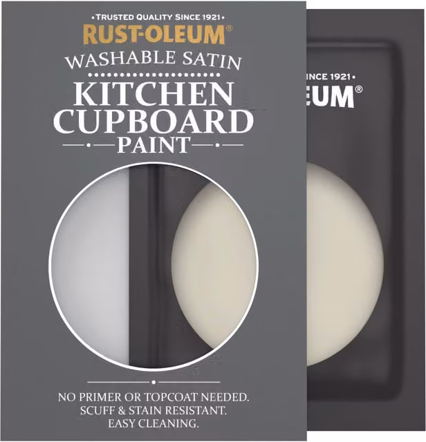 Rust-Oleum Kitchen Cupboard Satin Finish Tester Sachet in Half Light, 10ml