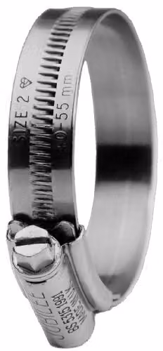 Jubilee Stainless Steel Screw Hose Clip in Silver – 3