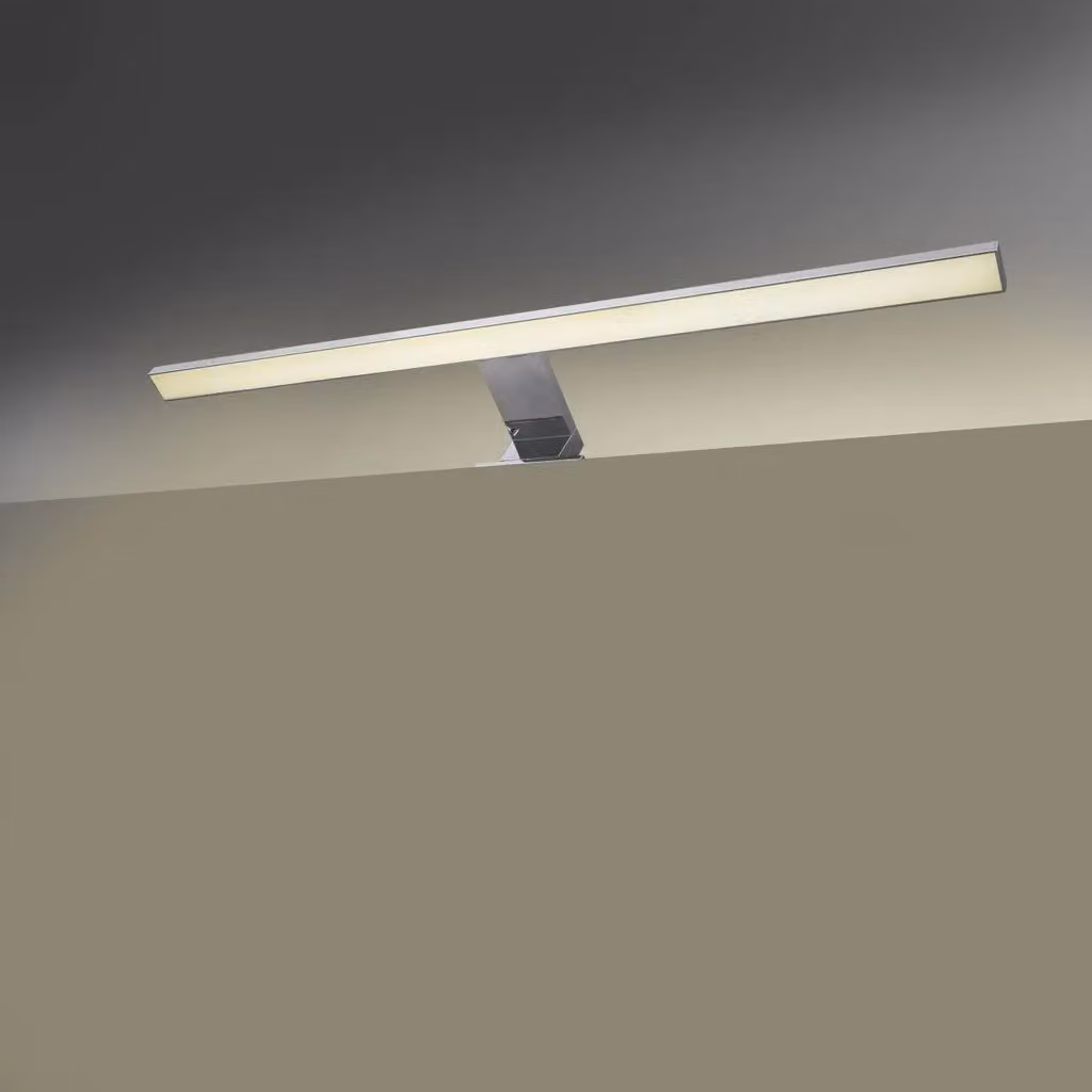 B.K.Licht LED Mirror Light in Silver, 60cm, IP44 Bathroom Vanity Lighting with Neutral White 4000K – 4