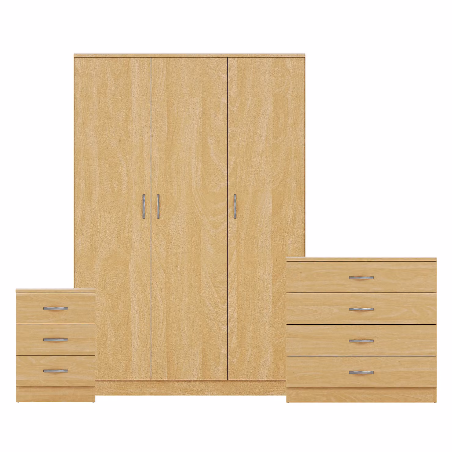 Vida Designs Modern Matt Brown and Green Bedroom Furniture Set – 2