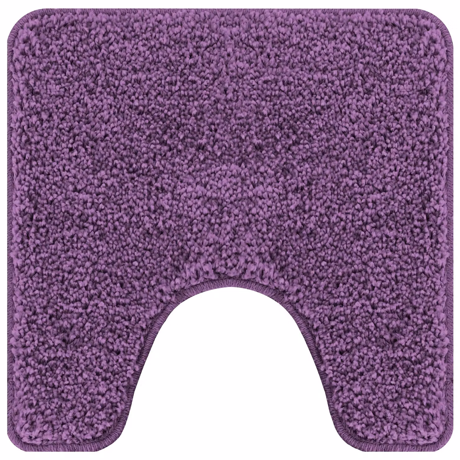 Berkfield Home 2 Piece Non-Slip Purple Microfibre Bath Mat Set – 2