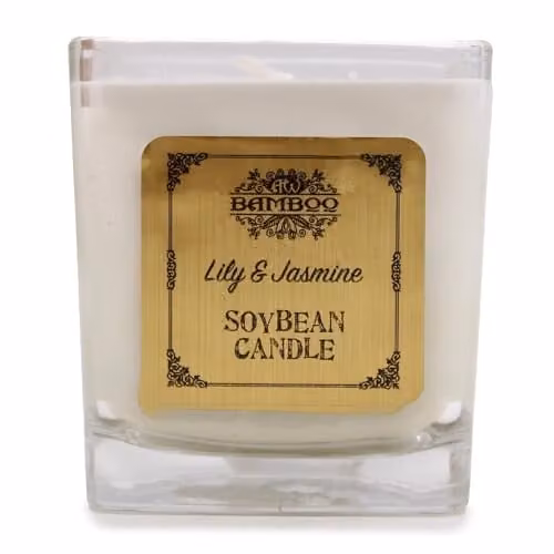A & W Soy Candle, White, W: 7 cm, D: 7 cm, H: 7.5 cm – 1