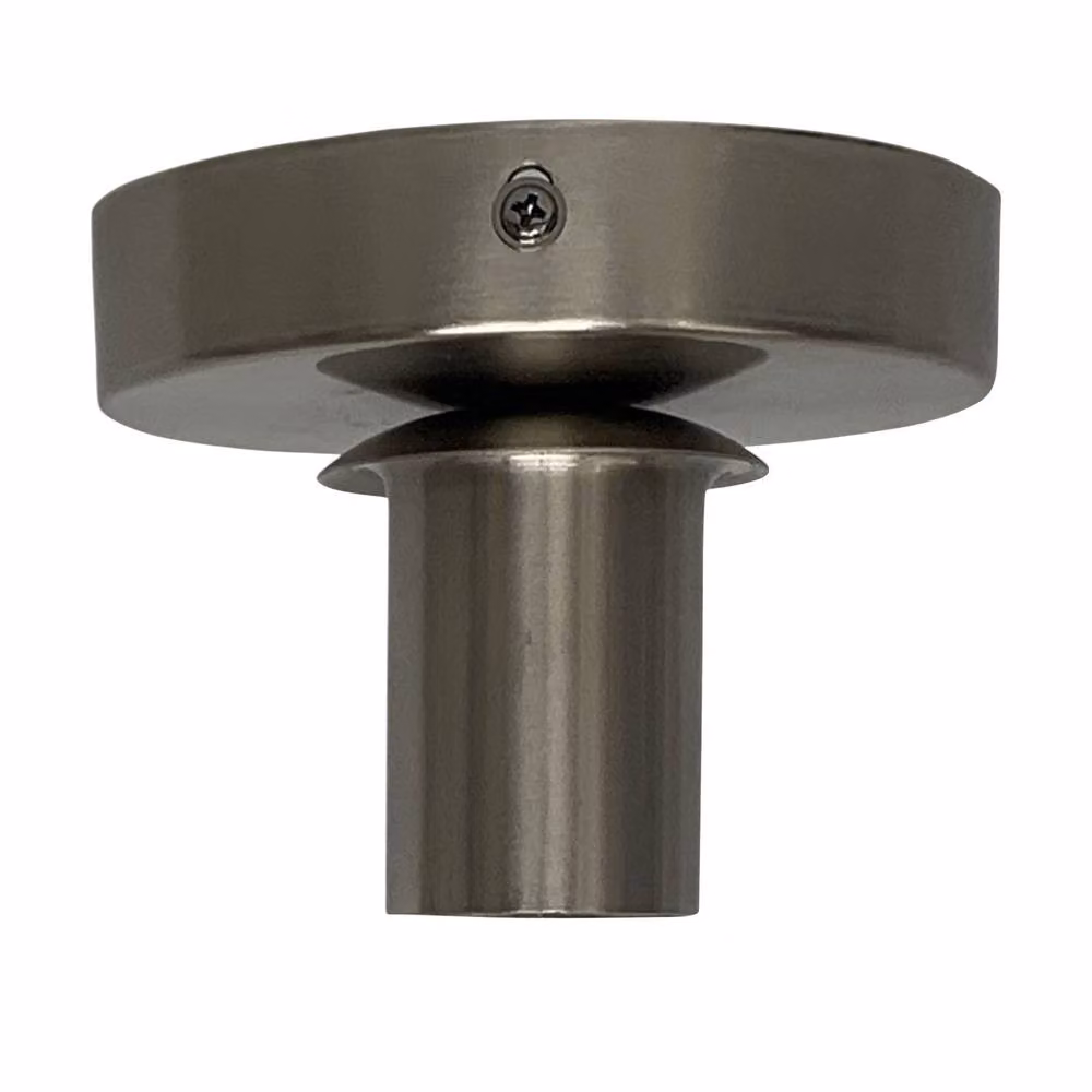 First Choice Lighting Cynthia Set of 2 Silver Round Metal Ceiling Flush Lights – 2