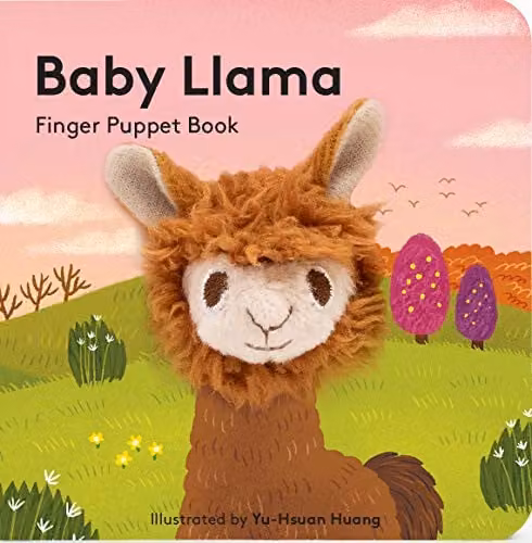 Baby Llama Finger Puppet Book by Chronicle Books, Multicolour Cardboard and Paper Book
