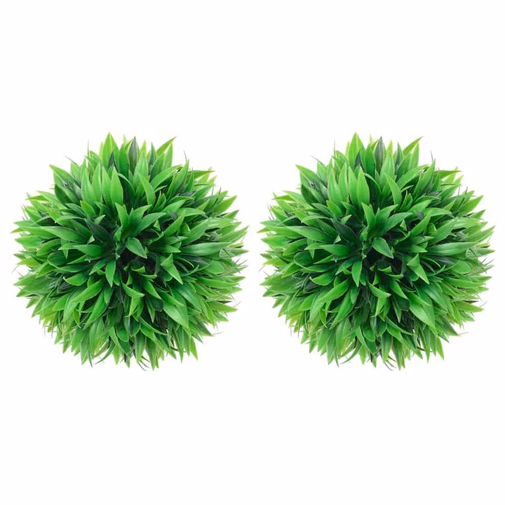 Berkfield Home Lush Artificial Boxwood Balls, 2 Pack, Green, Diameter: 30 cm – 2