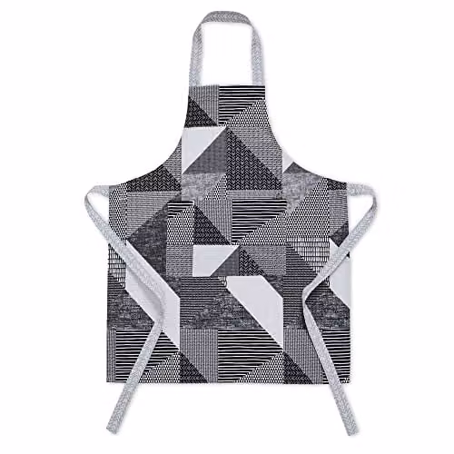 Catherine Lansfield Larsson Geo Apron in Grey