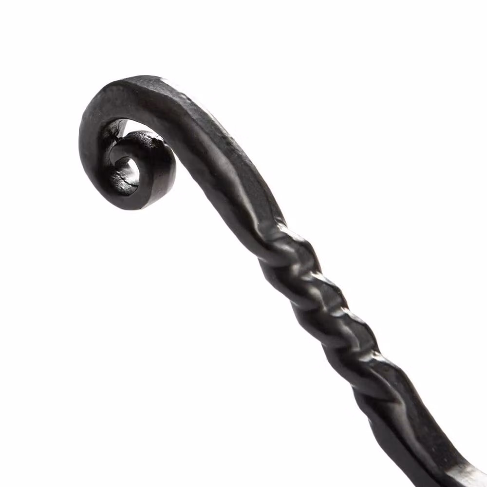 Pawnora 5-Piece Twisted Scroll Metal Hat and Coat Hook Set in Brown – 3