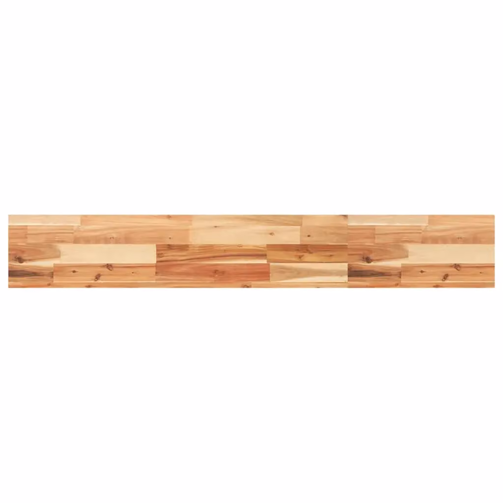 Berkfield Home Oil Finished Solid Wood Acacia Floating Shelf in Brown, W/D/H: 160 x 20 x 4 cm