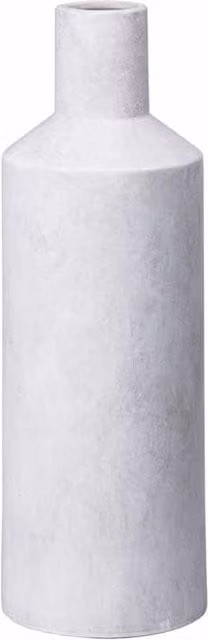 Lemon Pavilion Furniture and Decor Darcy Sutra Large Ceramic Vase in White, W: 14 cm, D: 14 cm, H: 42 cm