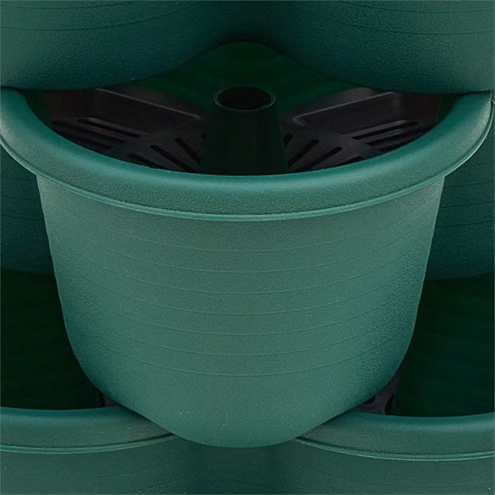 Hinsinc Green Stackable Trio Strawberry Planter Pot – 4