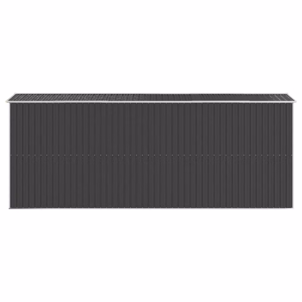 Berkfield Anthracite and Black Galvanised Steel Gable Garden Shed, W/D/H: 192 x 523 x 223 cm – 4